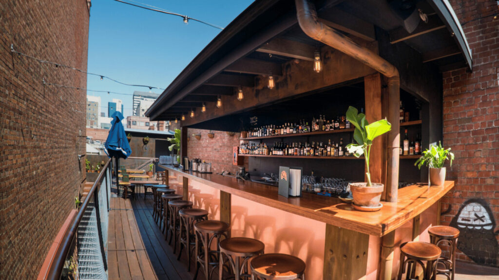 Union Electric Bar & Rooftop Gin Garden in Melbourne