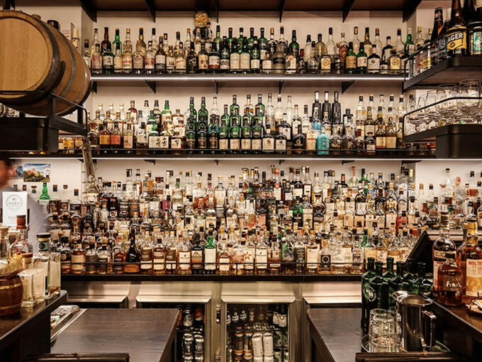 Whisky and Alement bar in Melbourne