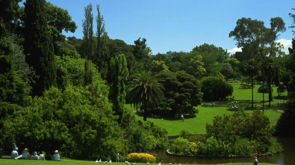 Royal Botanic Gardens in Melbourne